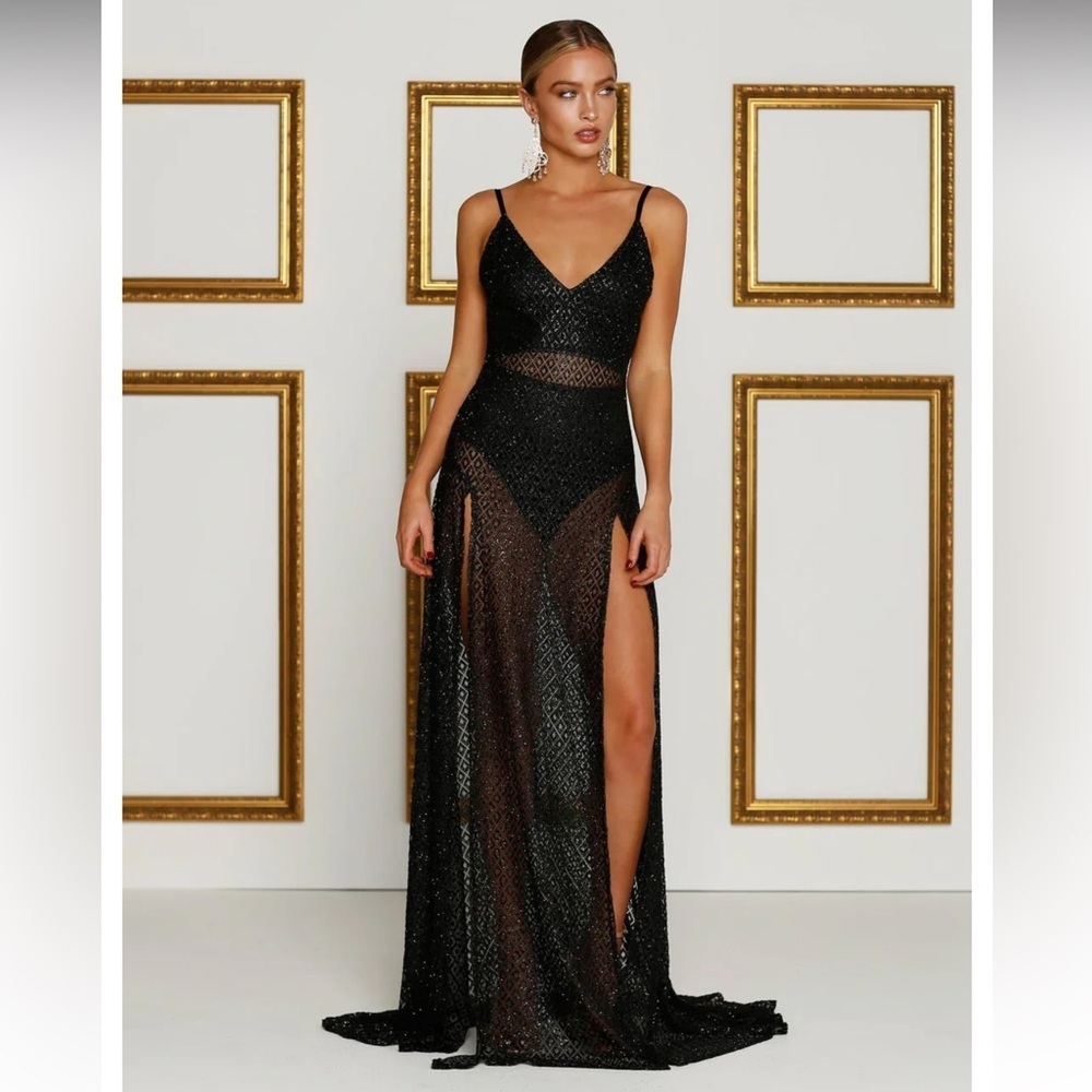 NWOT ALAMOUR the Label Rozay Luxe - Black Size S - Picture 14 of 16